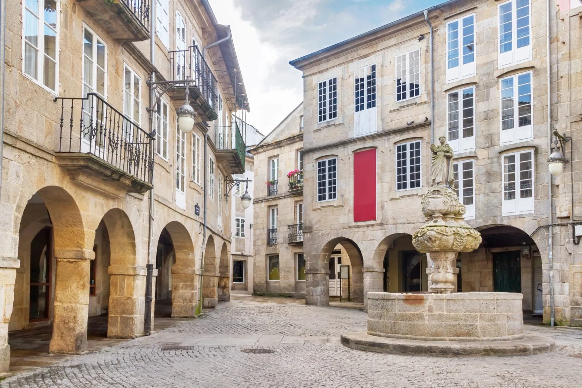 Campo square in Lugo city
