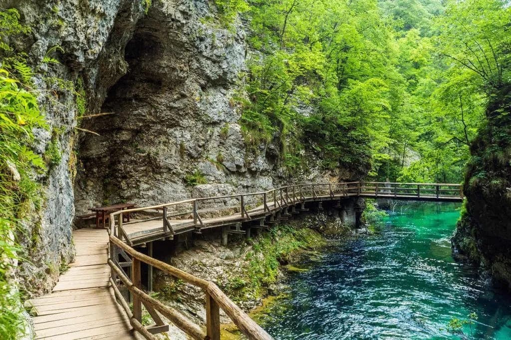 the famous bled vintgar gorge