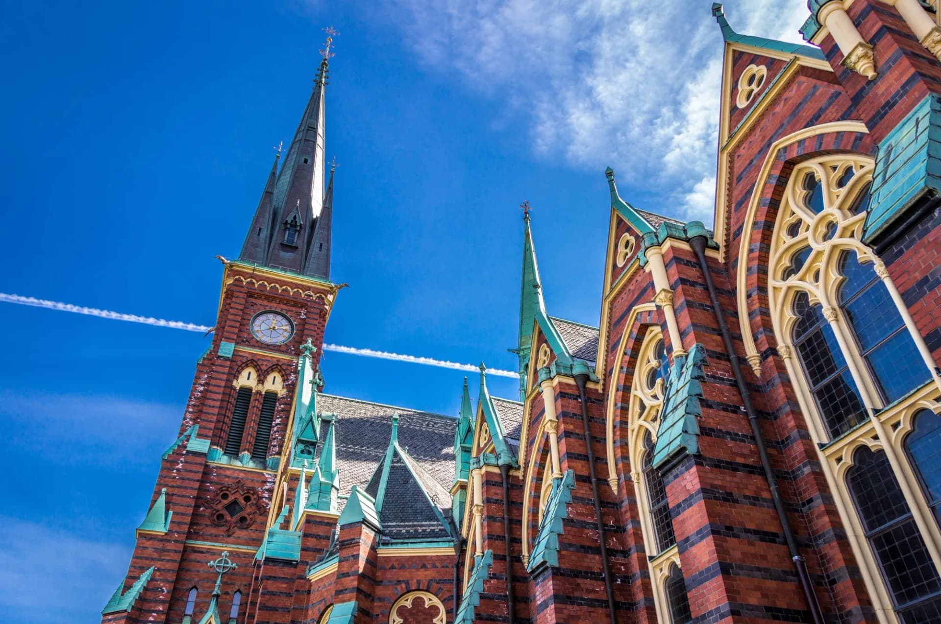 Oscar-Fredriks-Kirche - Göteborg, Schweden.