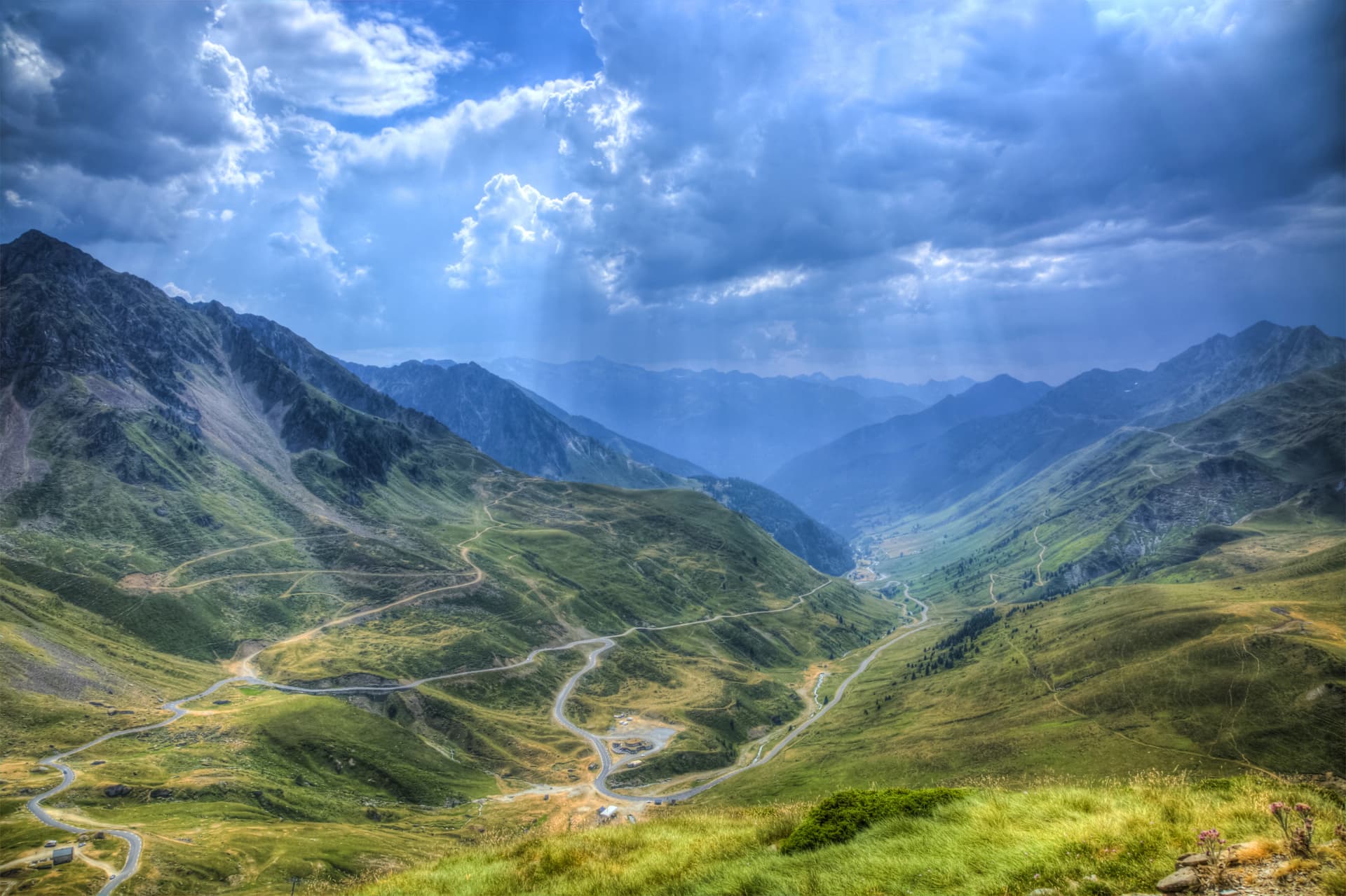Road in Pyrenees Mountains, Spain