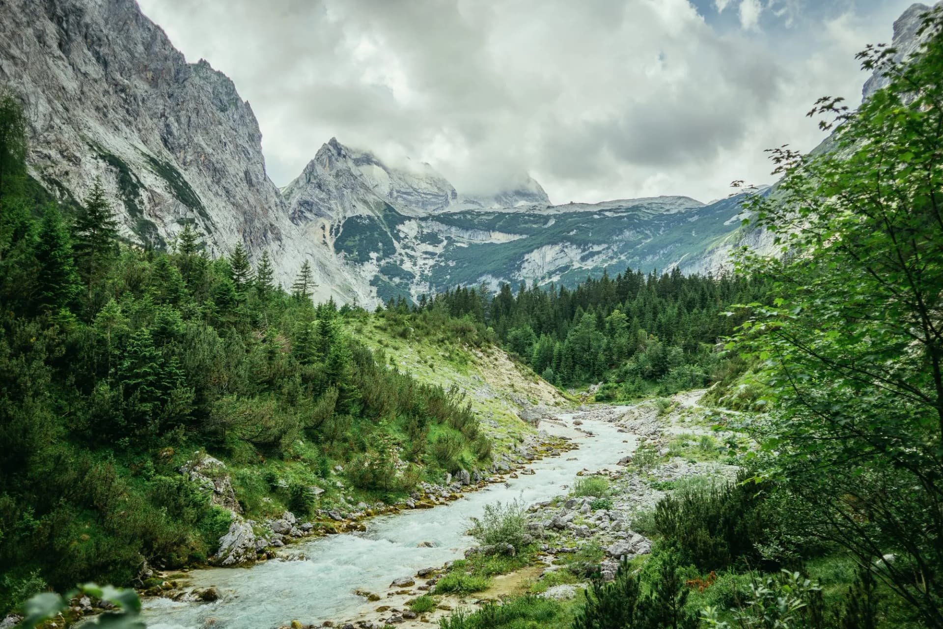 Mountain View Landscape Bavaria Reintal