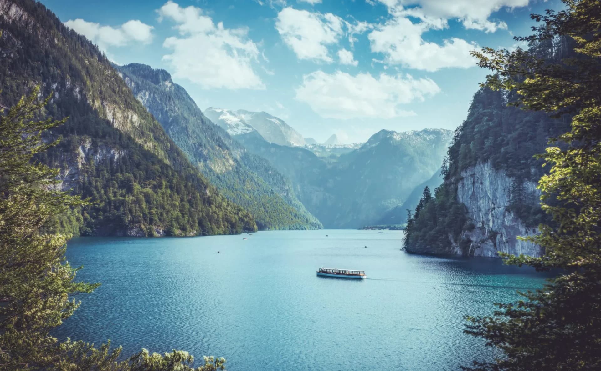 Malerwinkel im Frühling, Königssee Berchtesgaden