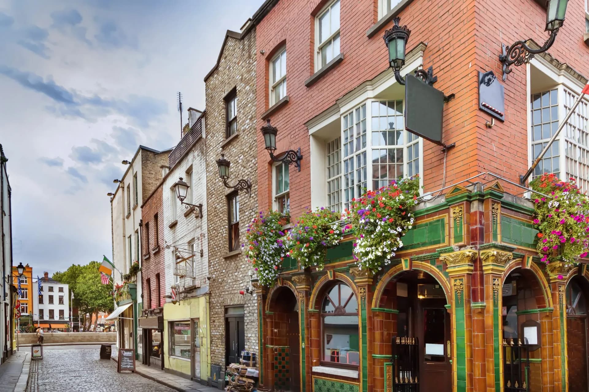Temple Bar street, Dublin, Ireland