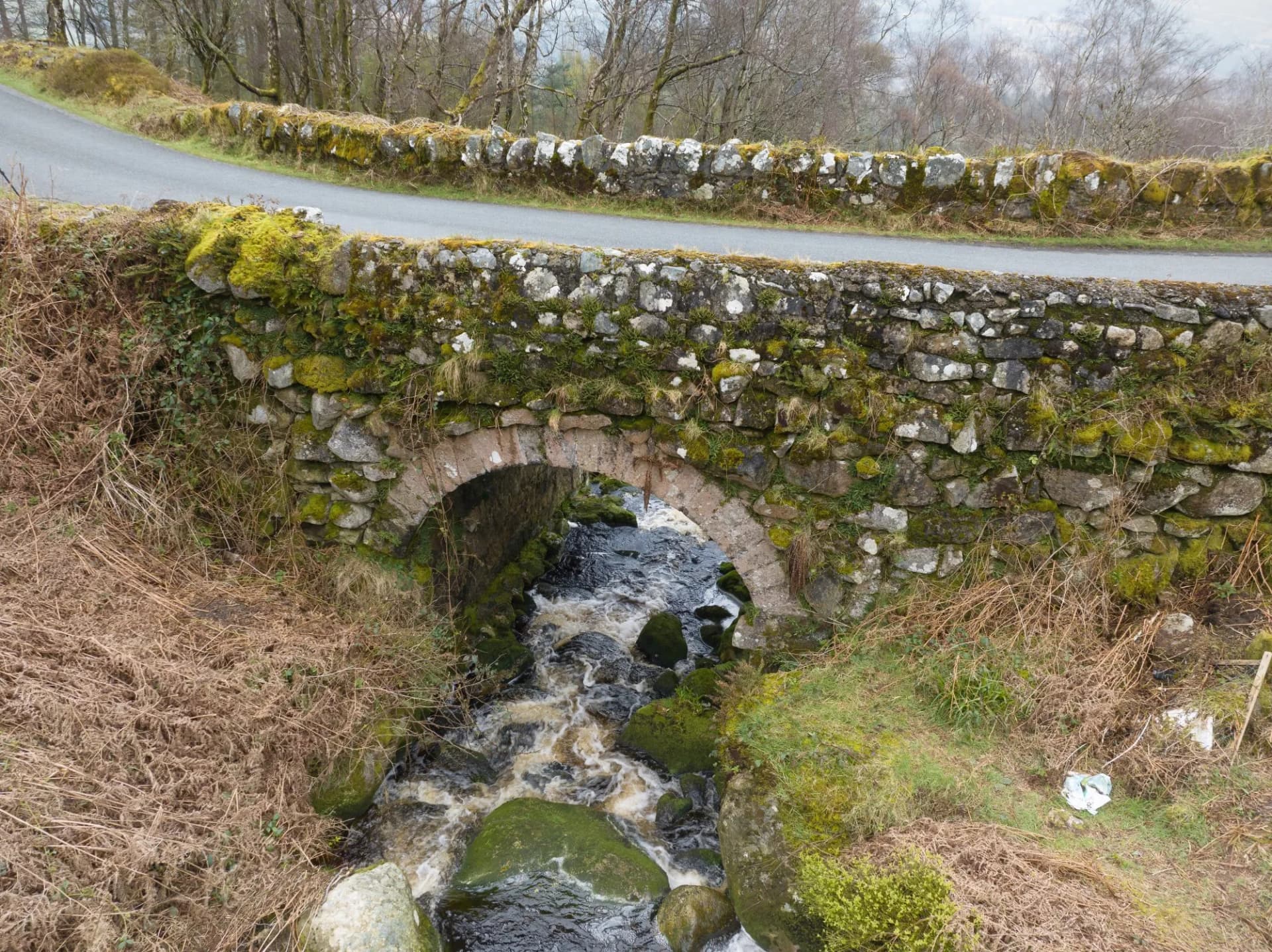 glencree bridge, wicklow mountains, ireland,