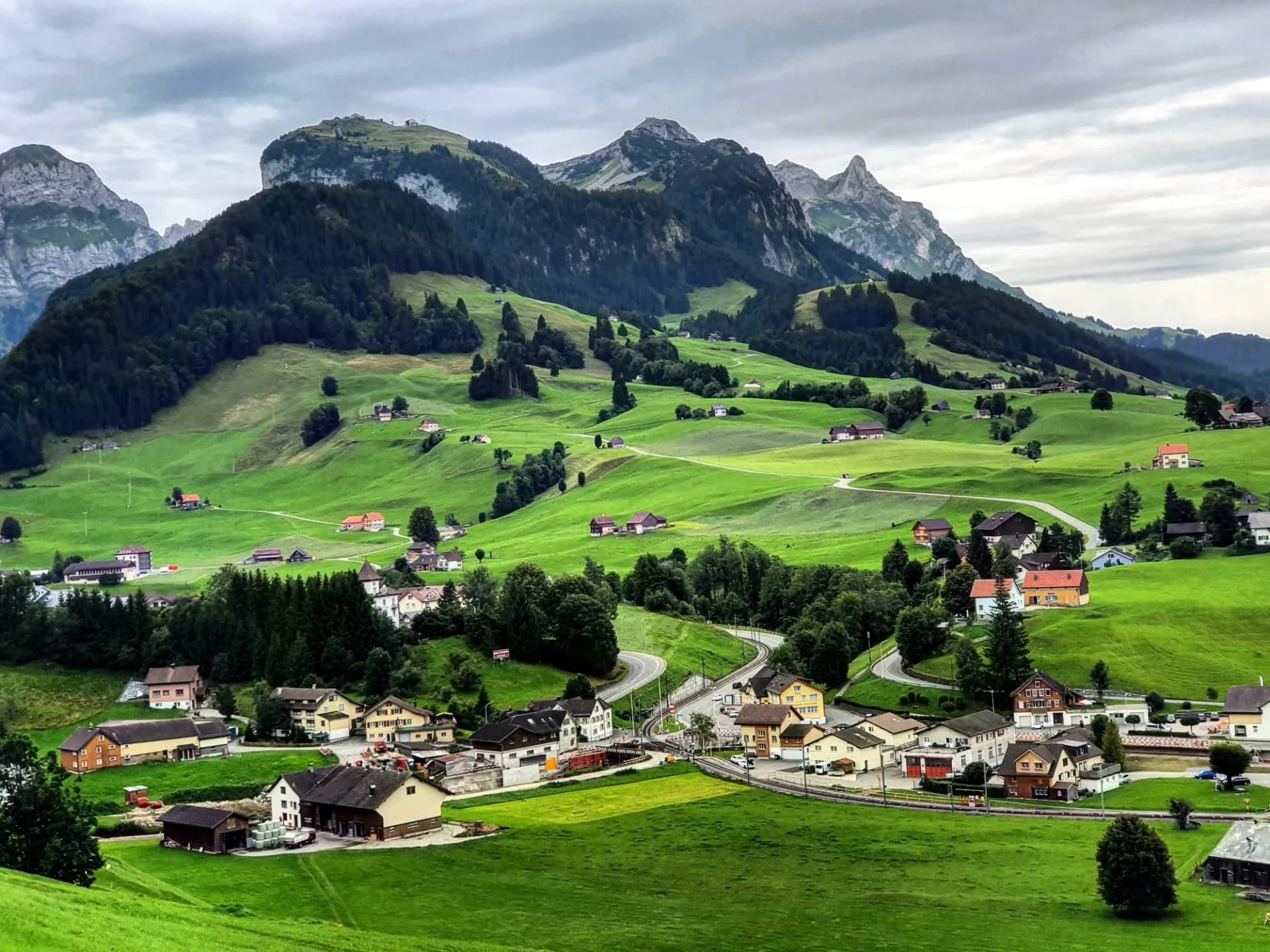 Landscape Appenzell region