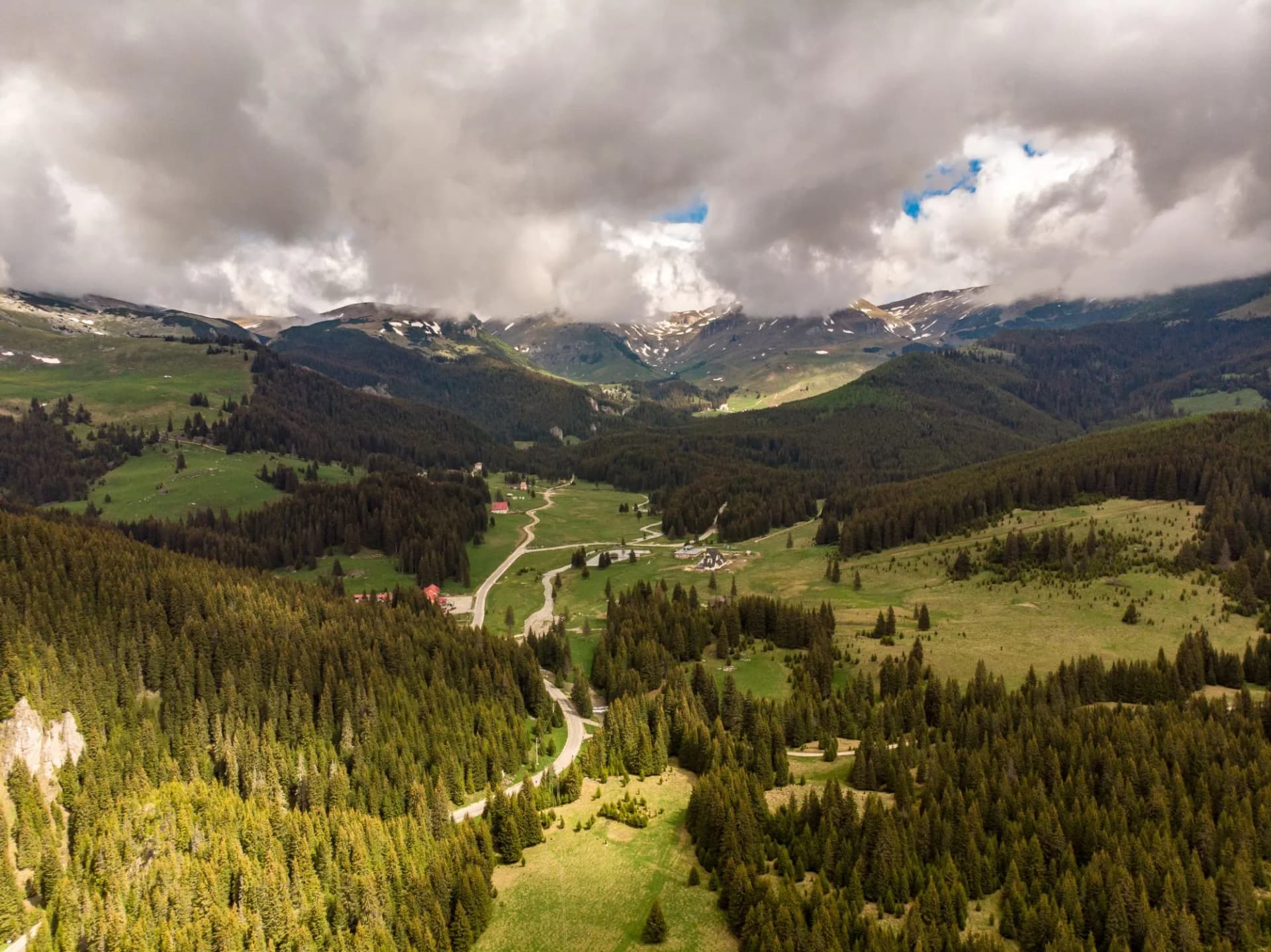 Padina mountain plateau in Bucegi Mountains, Carpathians, Romania