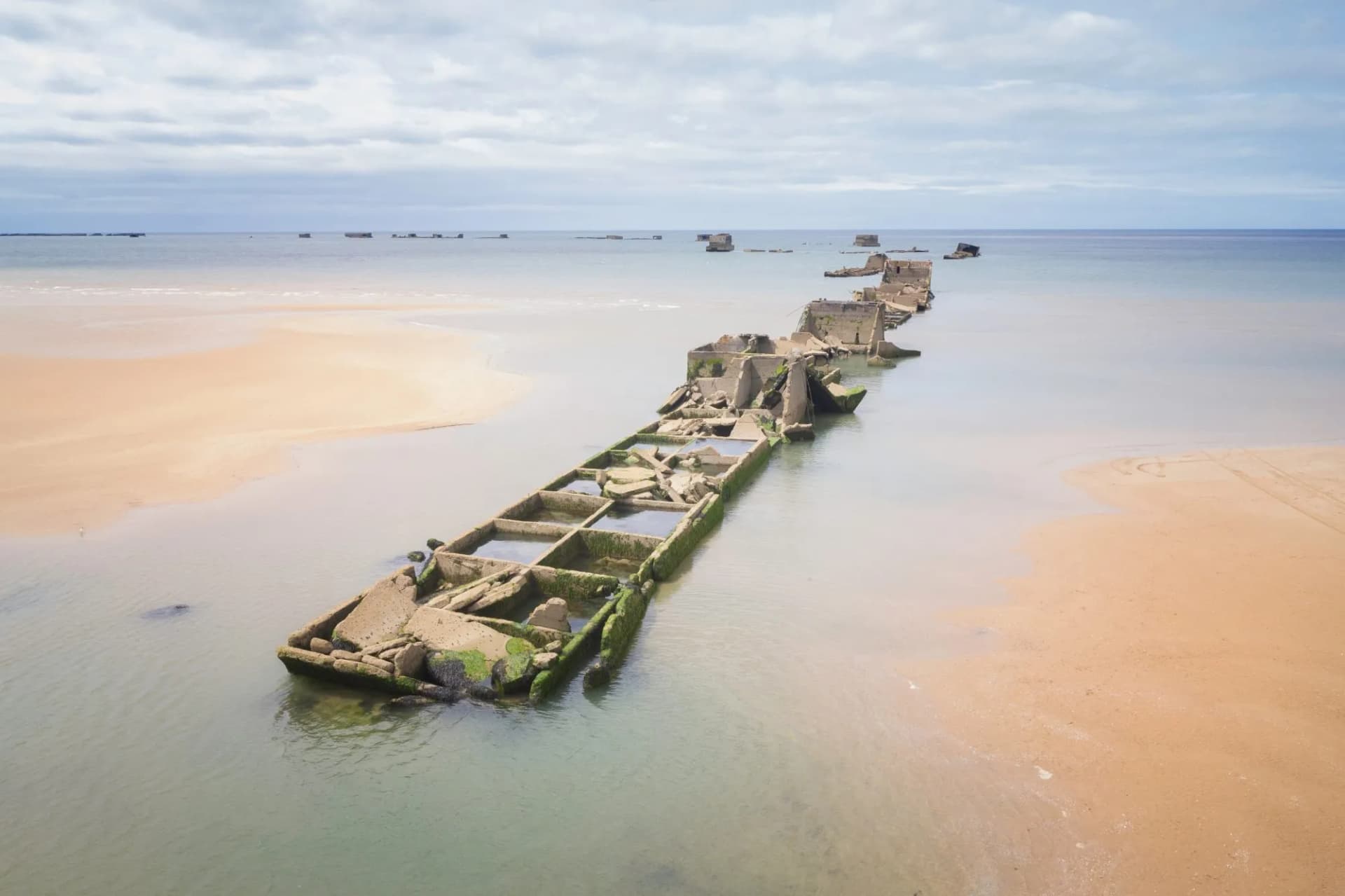 Remains from D-day in Arromaches