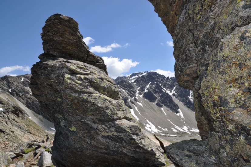 Zwieselbacher Rosskogel von der Finstertaler Scharte