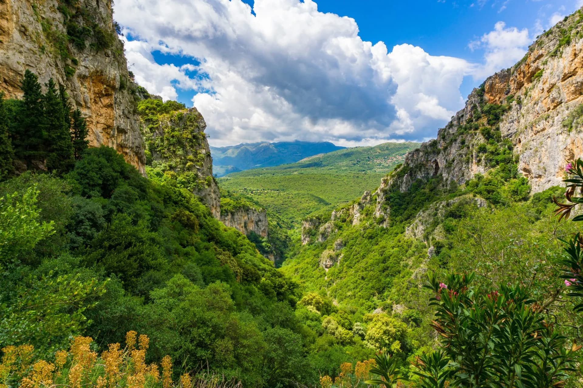 Lousios Gorge, a breathtaking cut through the hills