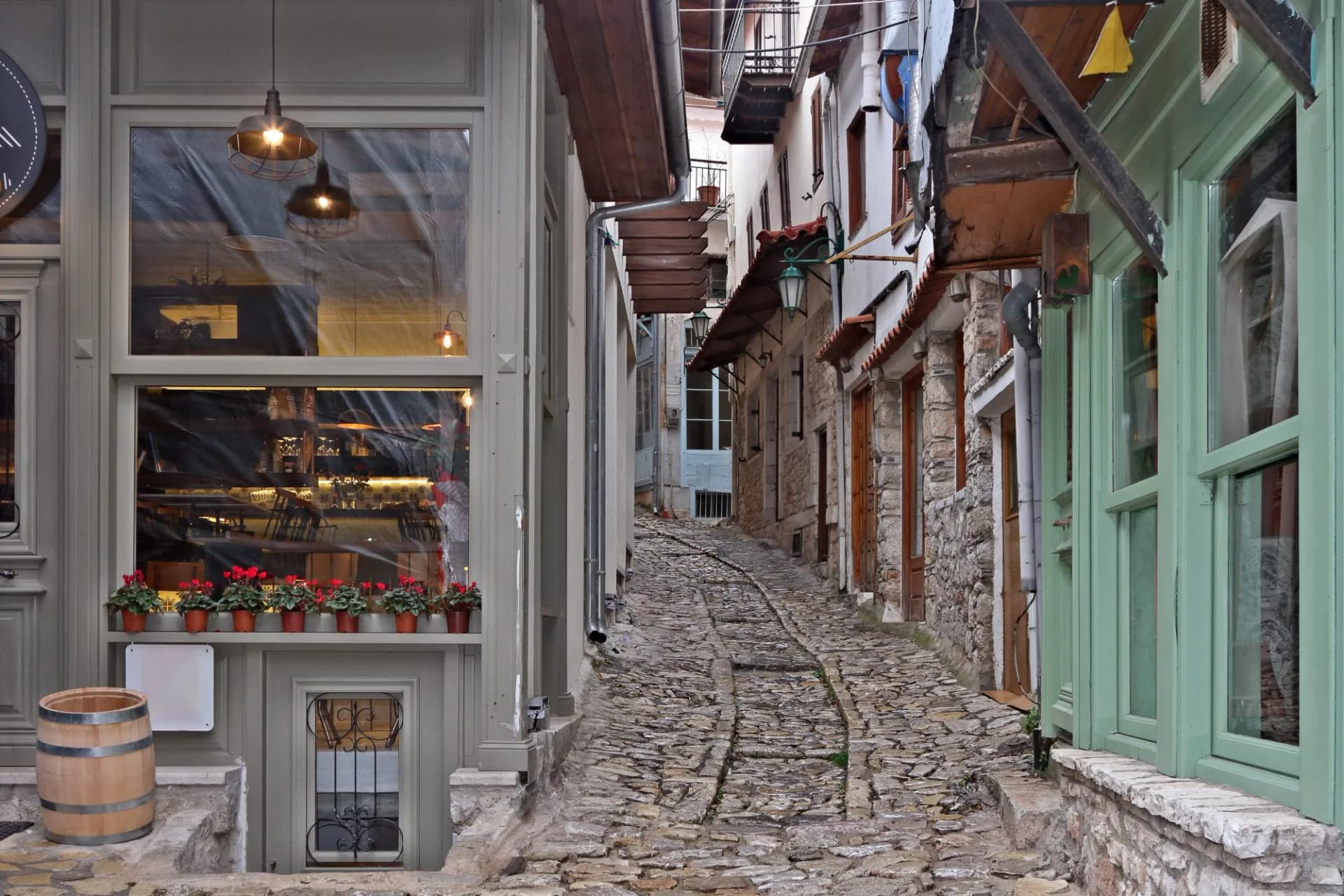 Strolling through stone-paved villages