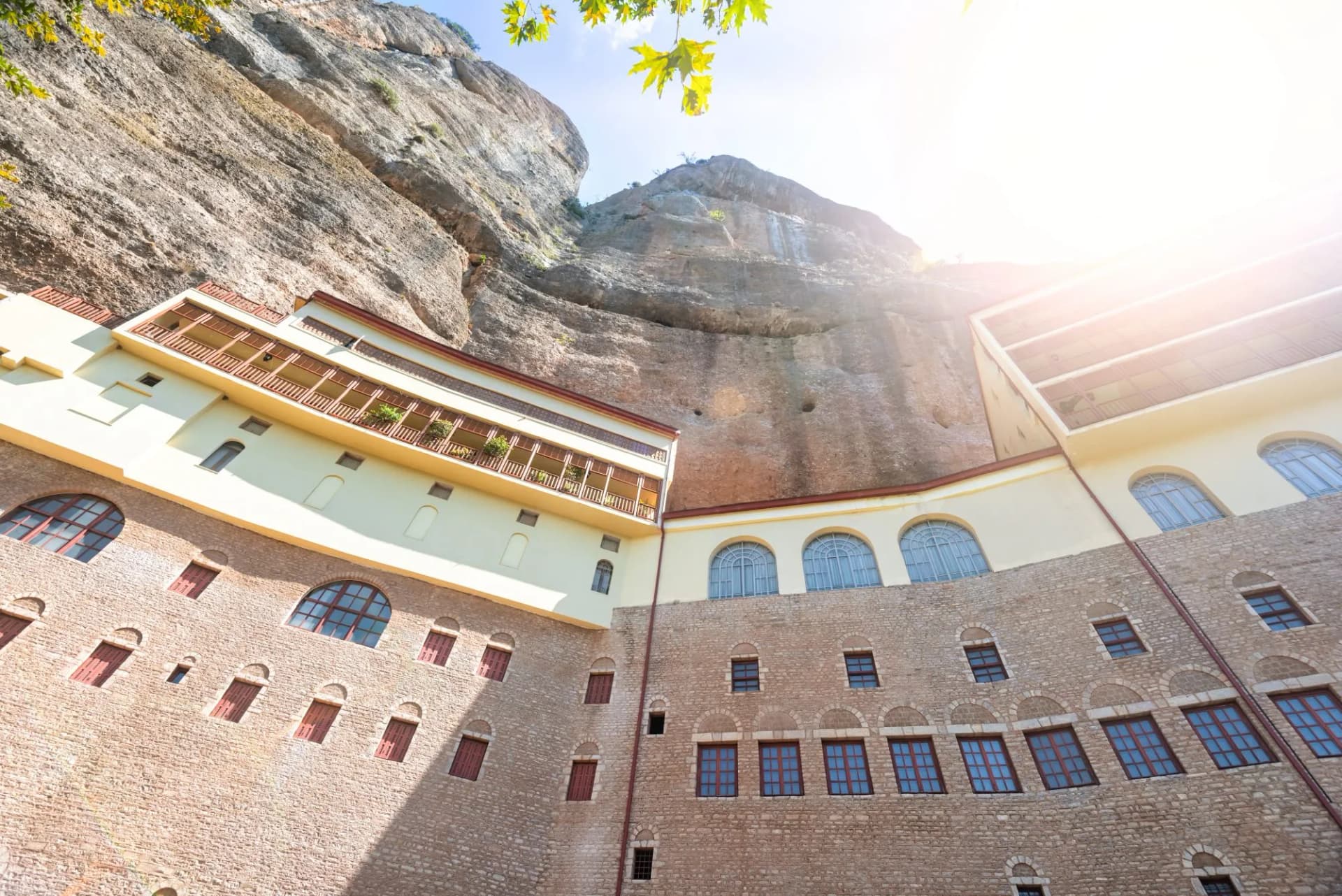 Monastery Mega Spilio, Greece.