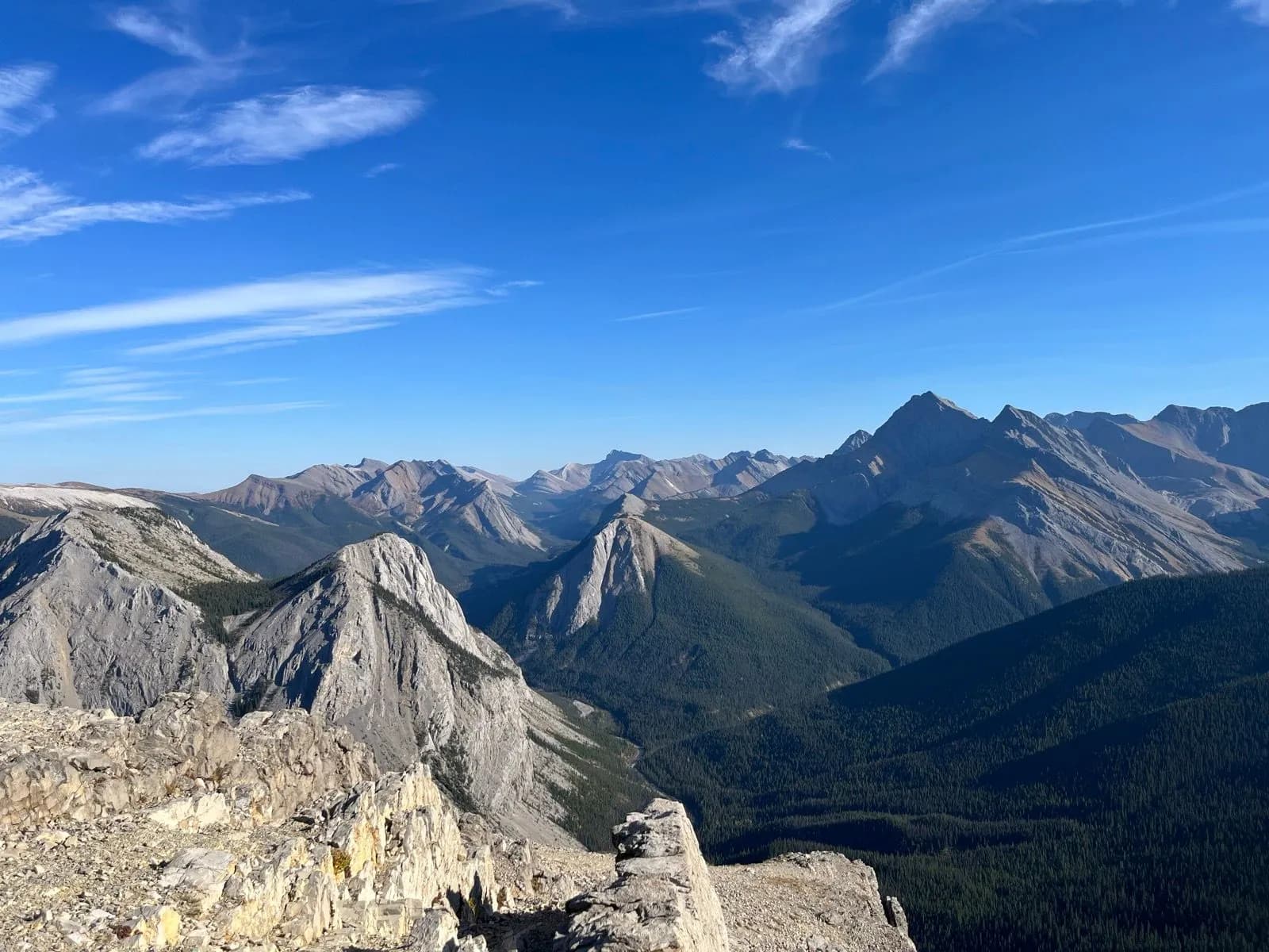 View from Sulphur Skyline Trail