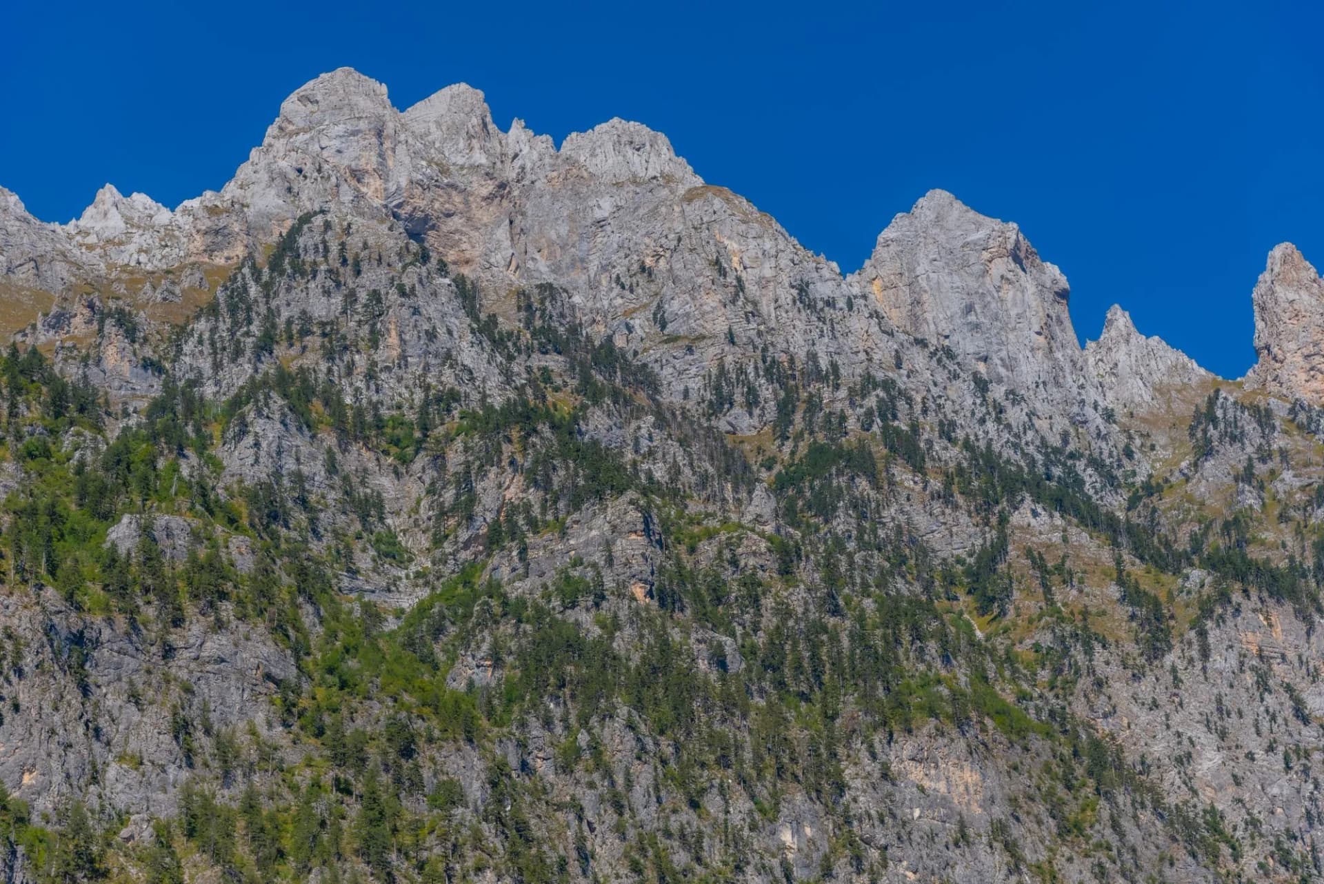 Splendid landscape of Valbona valley in Albania