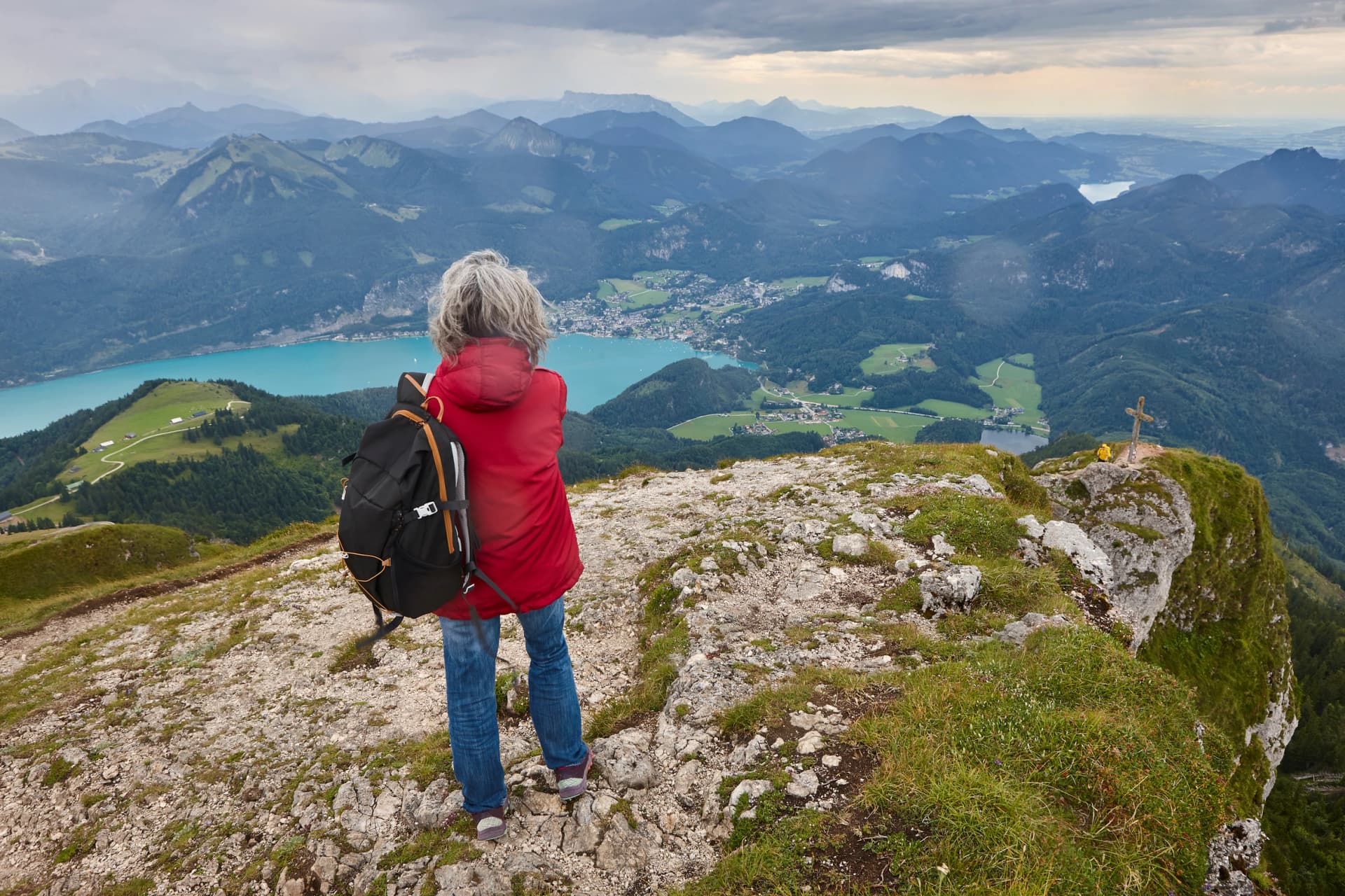Hiker at Mt. Shafberg