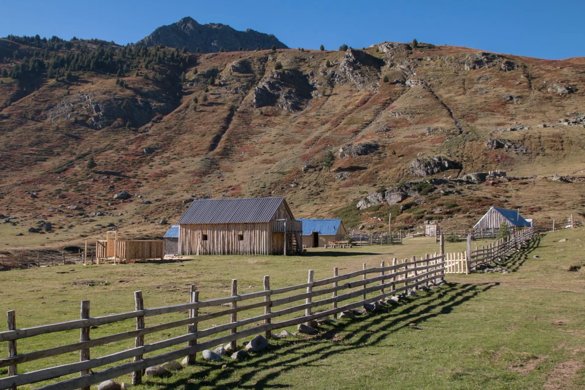 Doberdol village, Balkan mountains, Albania, Europe