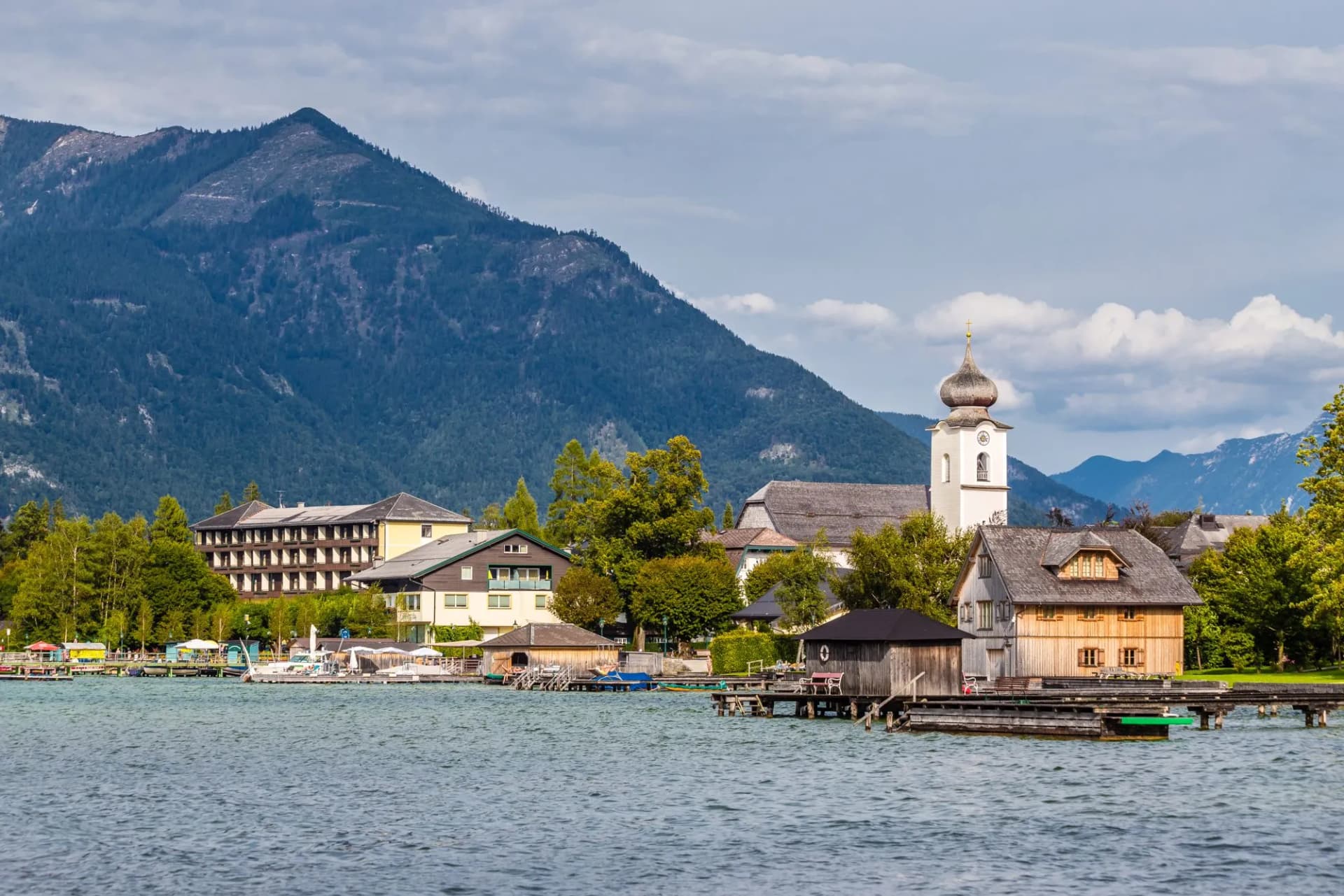 Strobl am Wolfgangsee, Salzkammergut, Austria