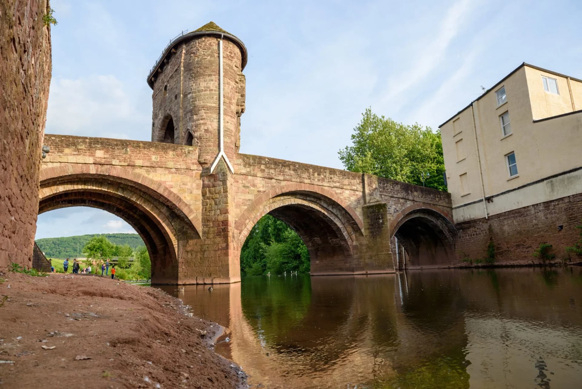 The arches of Monnow Bridge