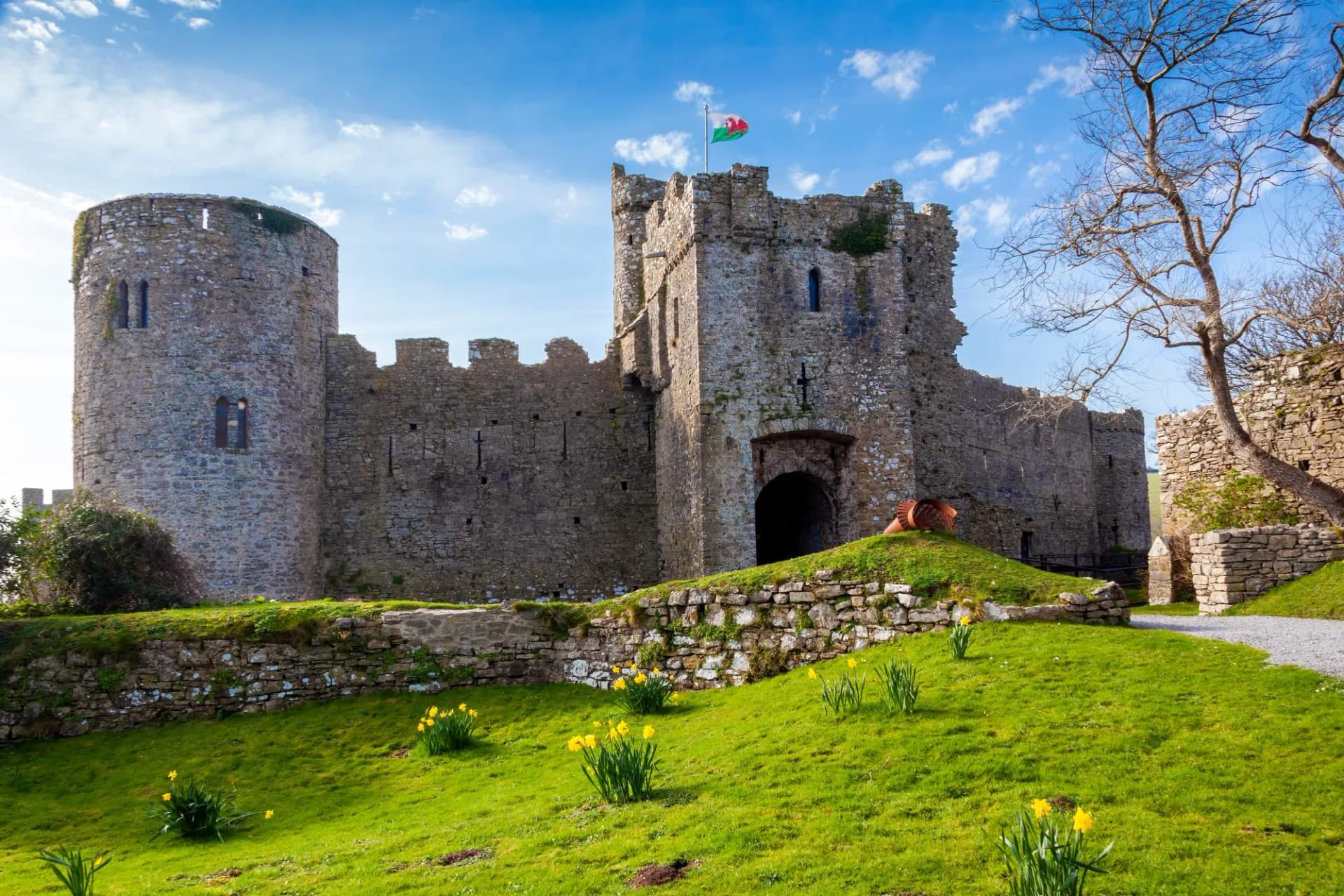 Manorbier Castle, Wales