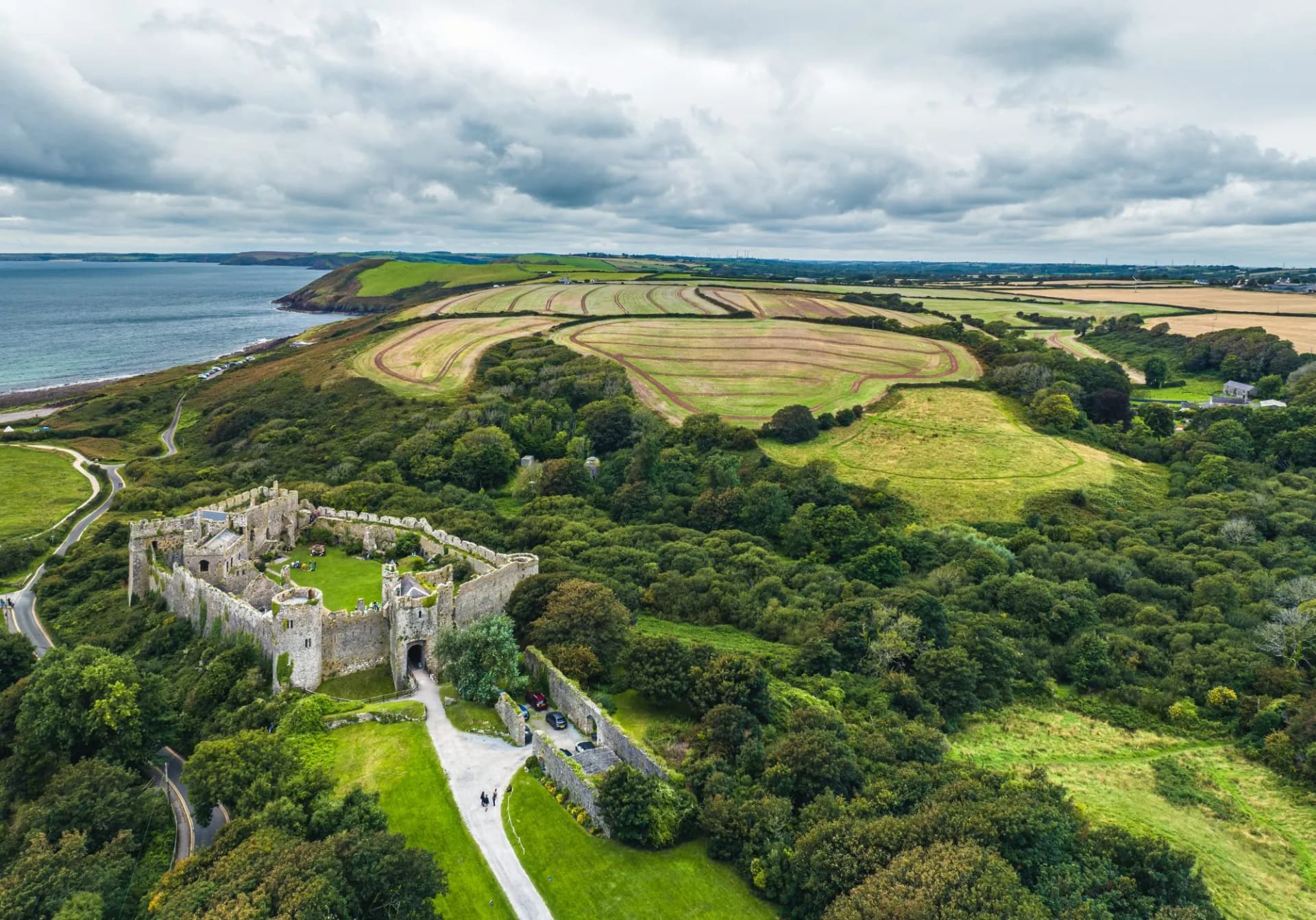 Manorbier Castle, Wales