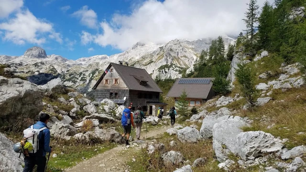 Eng of hiking for the first day