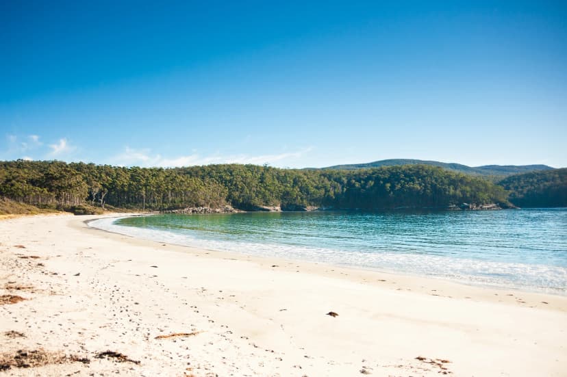 Fortescue Bay beach