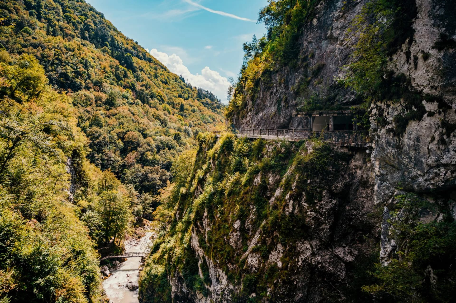 Tolmin Gorge (Tolminska Korita), Triglav National Park, Slovenia, Europe