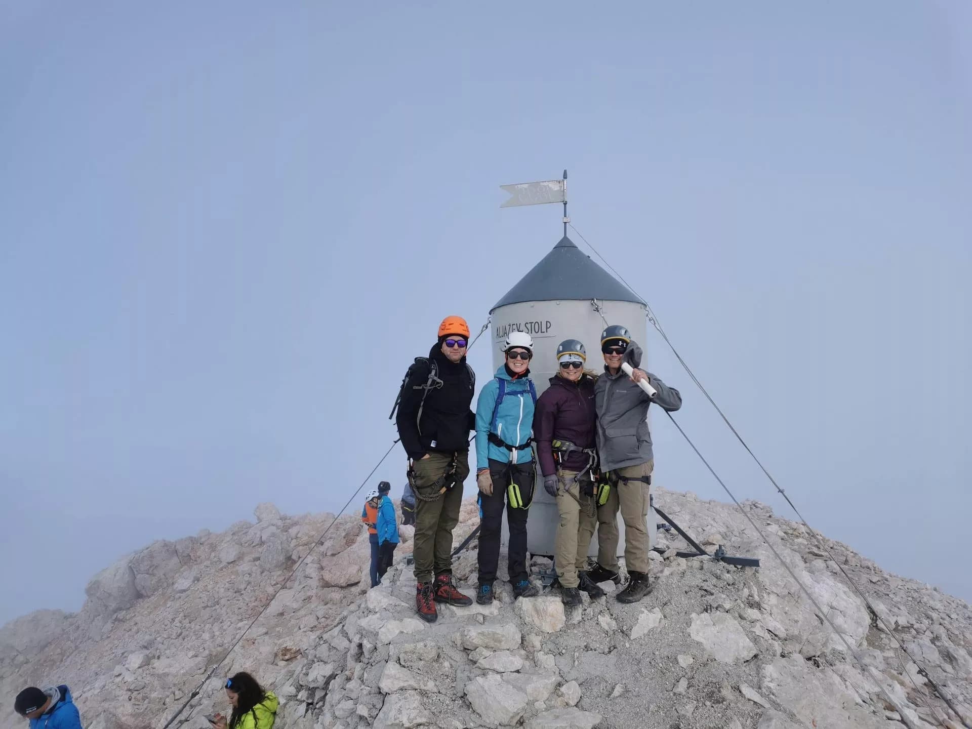 happily standing on top of triglav 1