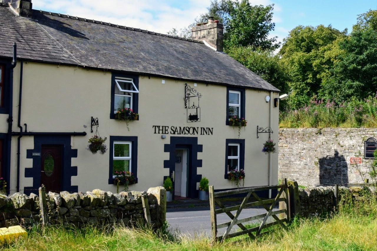 A stone village inn on the Hadrian's Wall Path in Northumberland