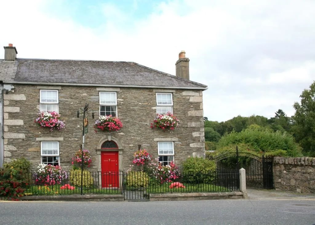 Penzion v Bunclody na jižním konci Wicklow Way