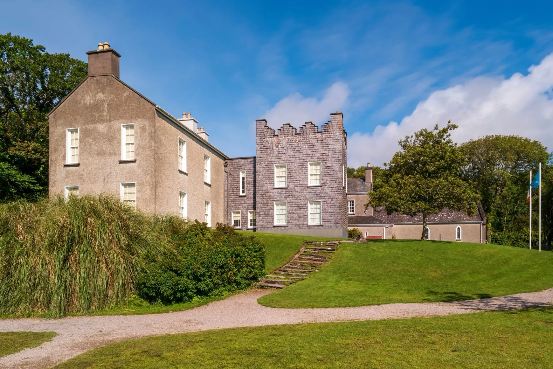 Derrynane House, the Georgian home of Daniel O'Connell, in its grounds