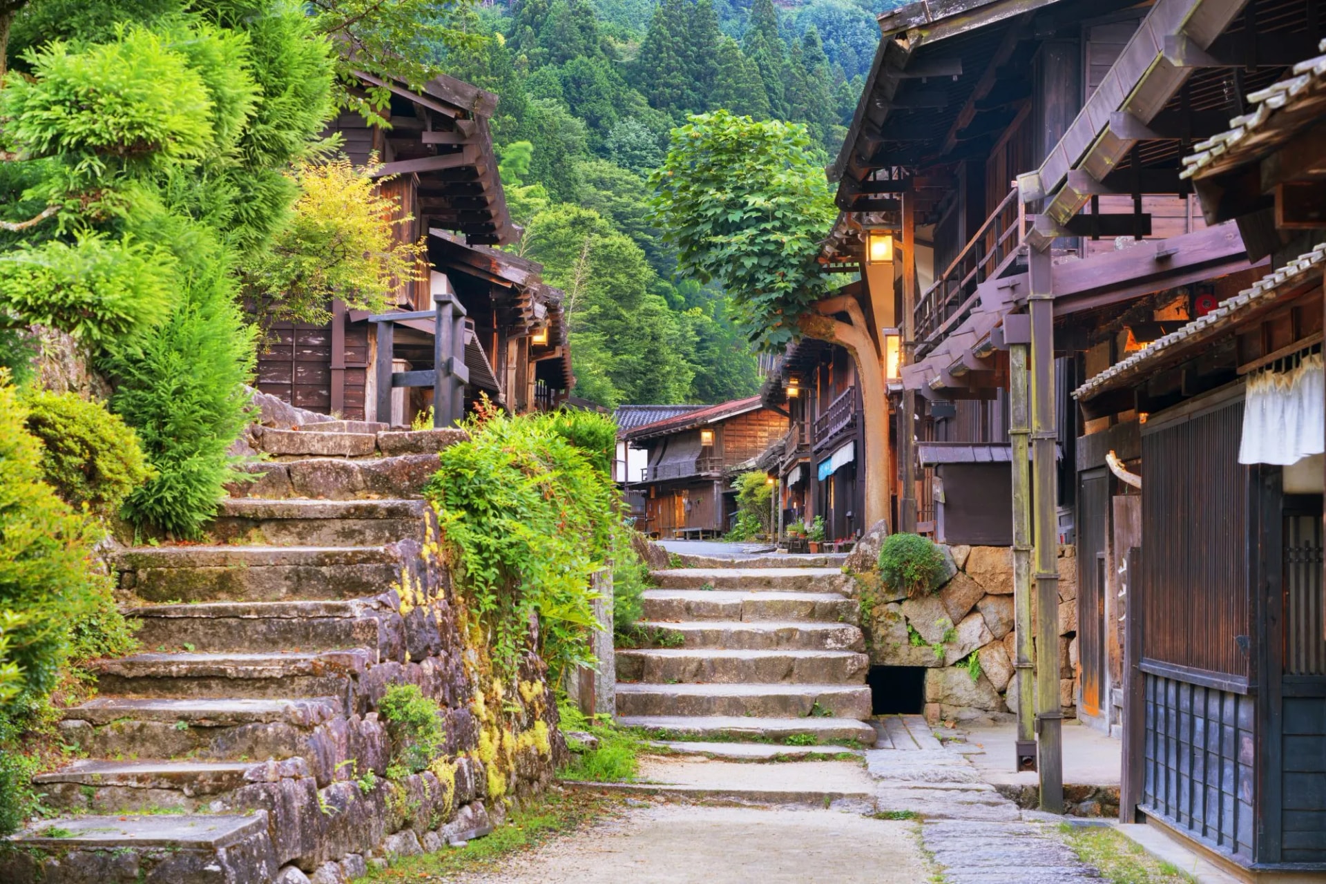 Tsumago, Japan Along the Nakasendo