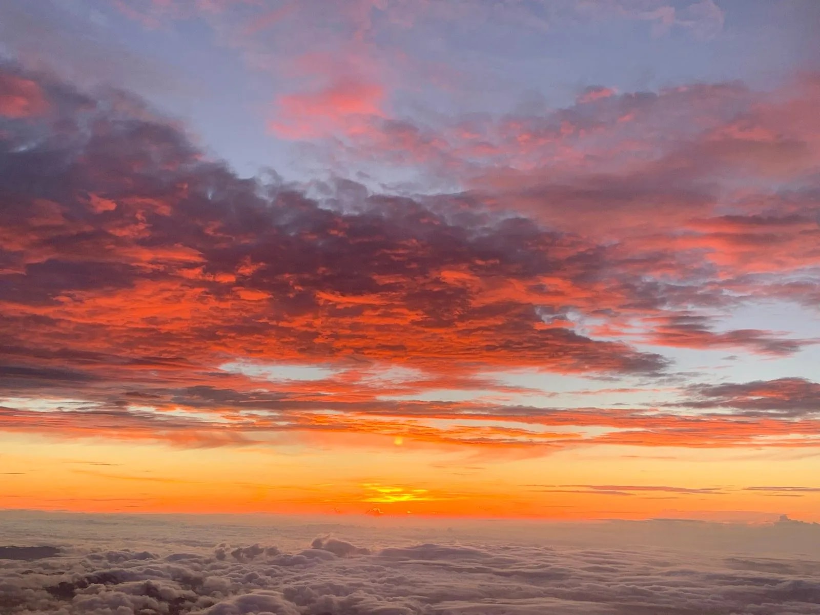 sunrise from fuji