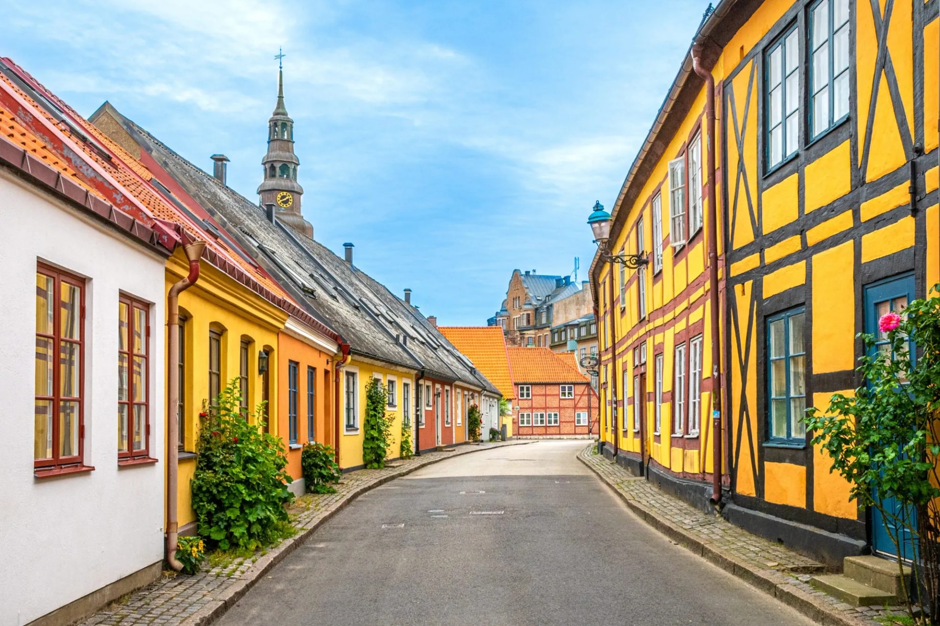 Ystad in Skåne, Sweden
