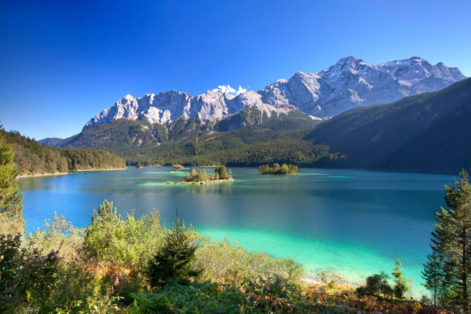 Eibsee mit Zugspitze