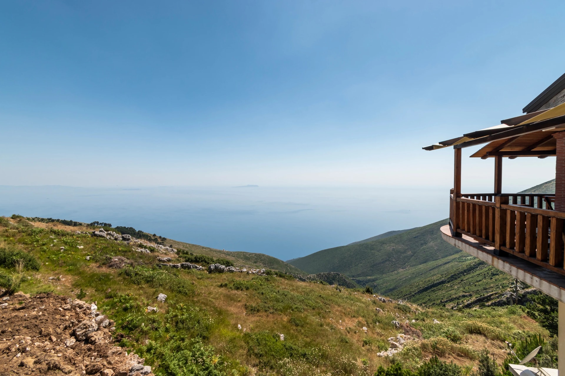 View of Llogara National Park.