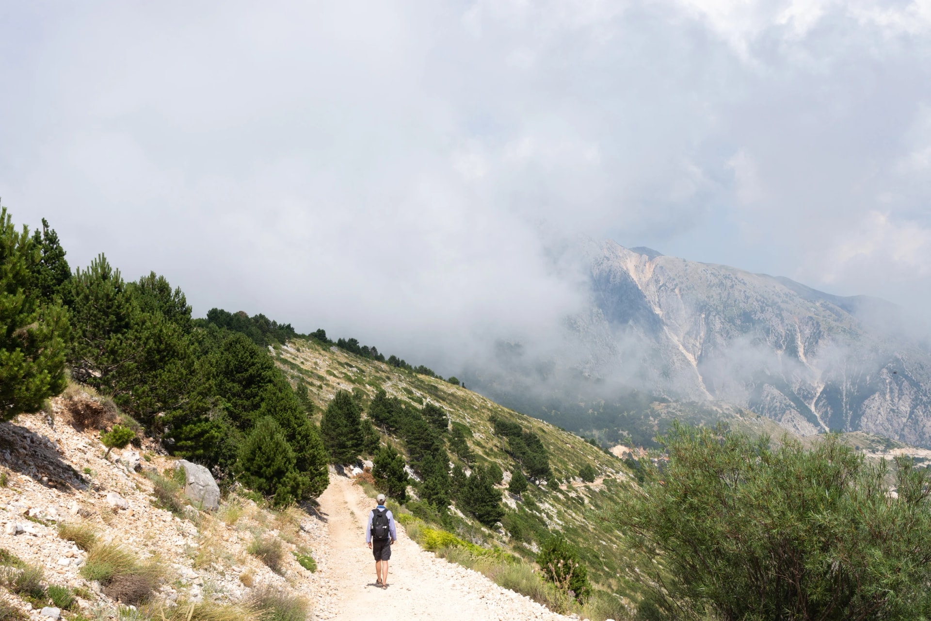 Randonnée dans le parc national de Llogara en Albanie