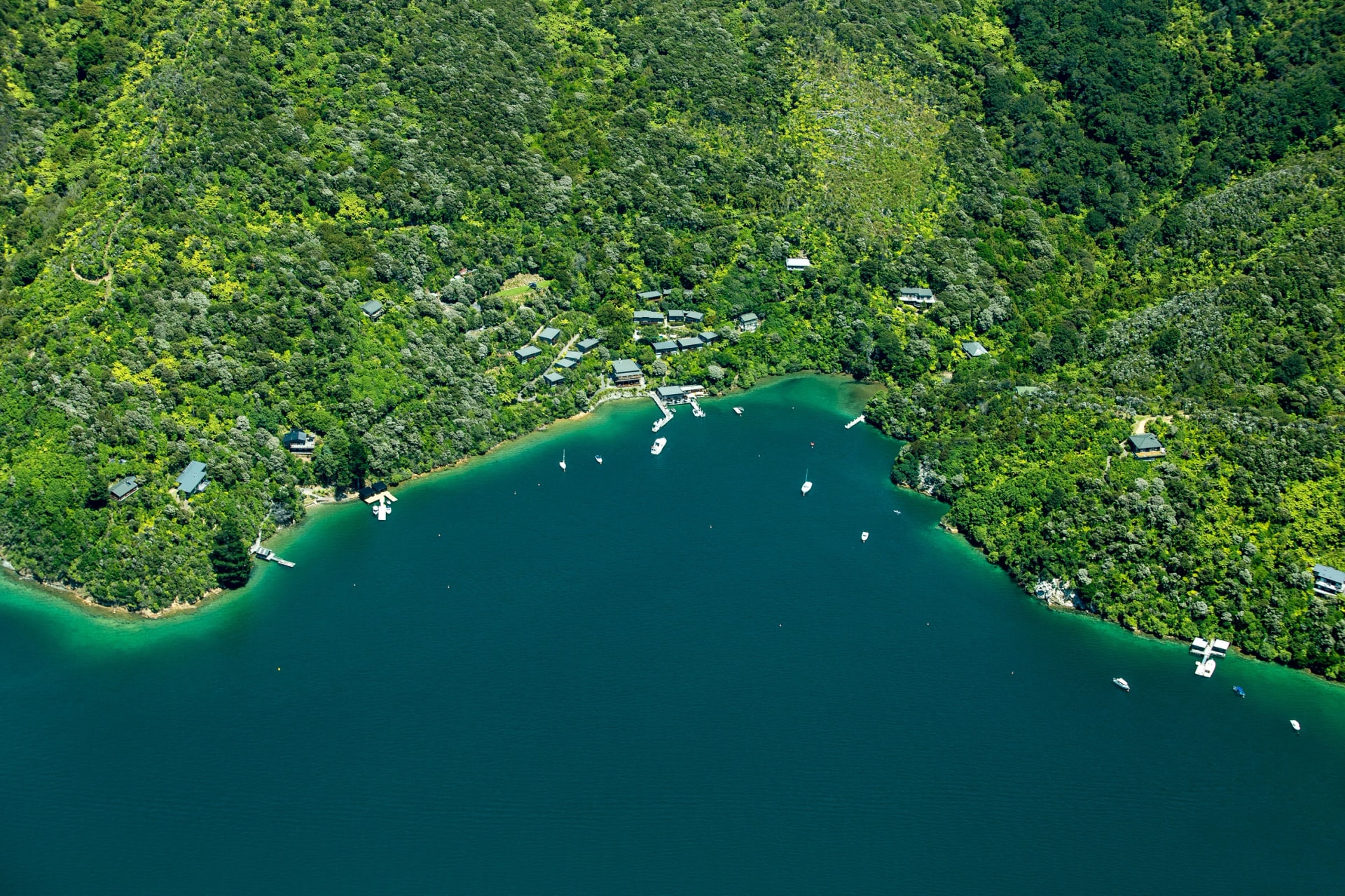 Torea Bay from above