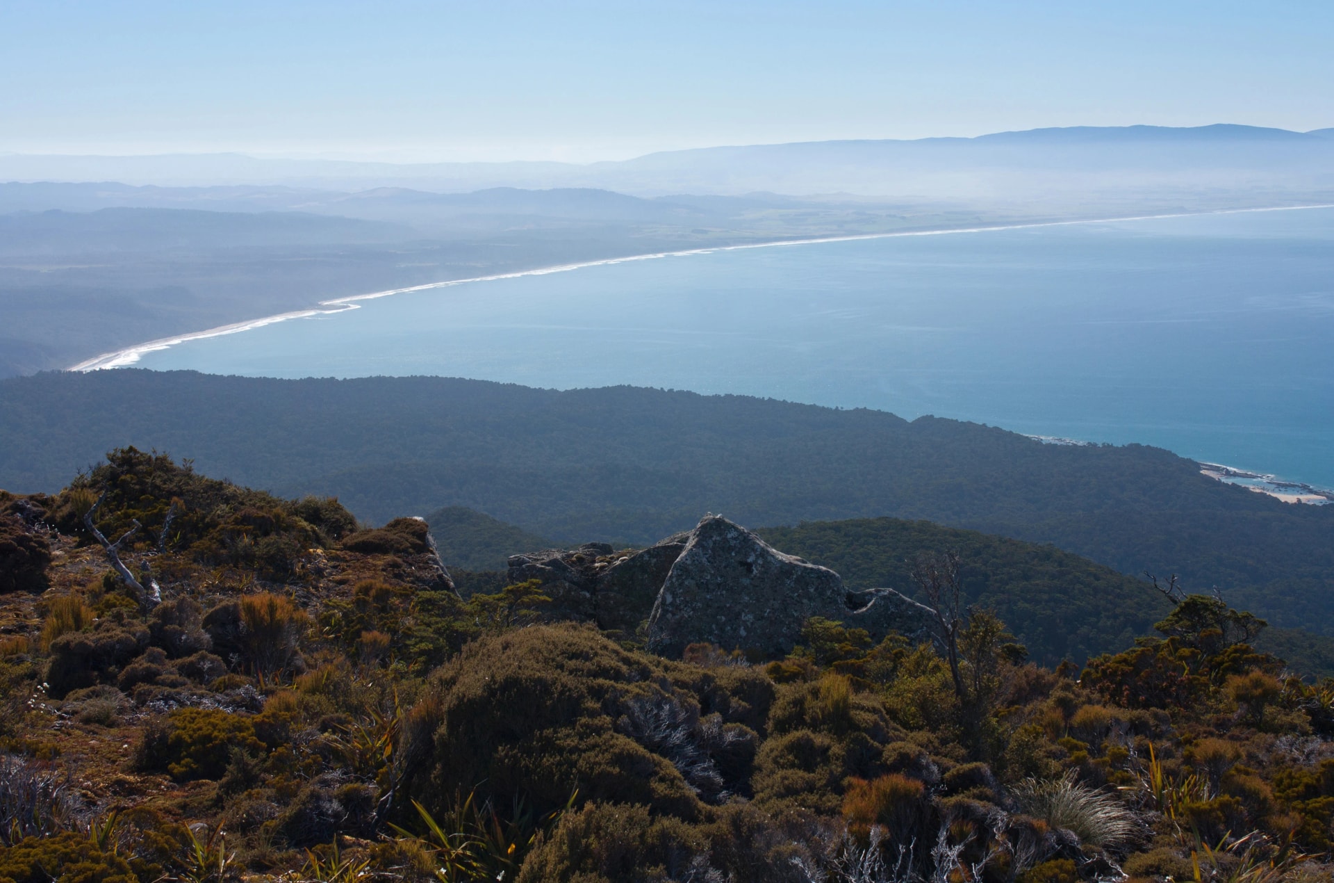 Te Waewae Bay from the Hump Ridge