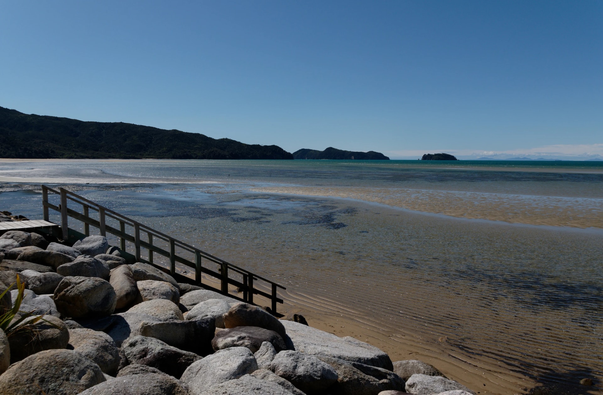 The seafront at Mārahau
