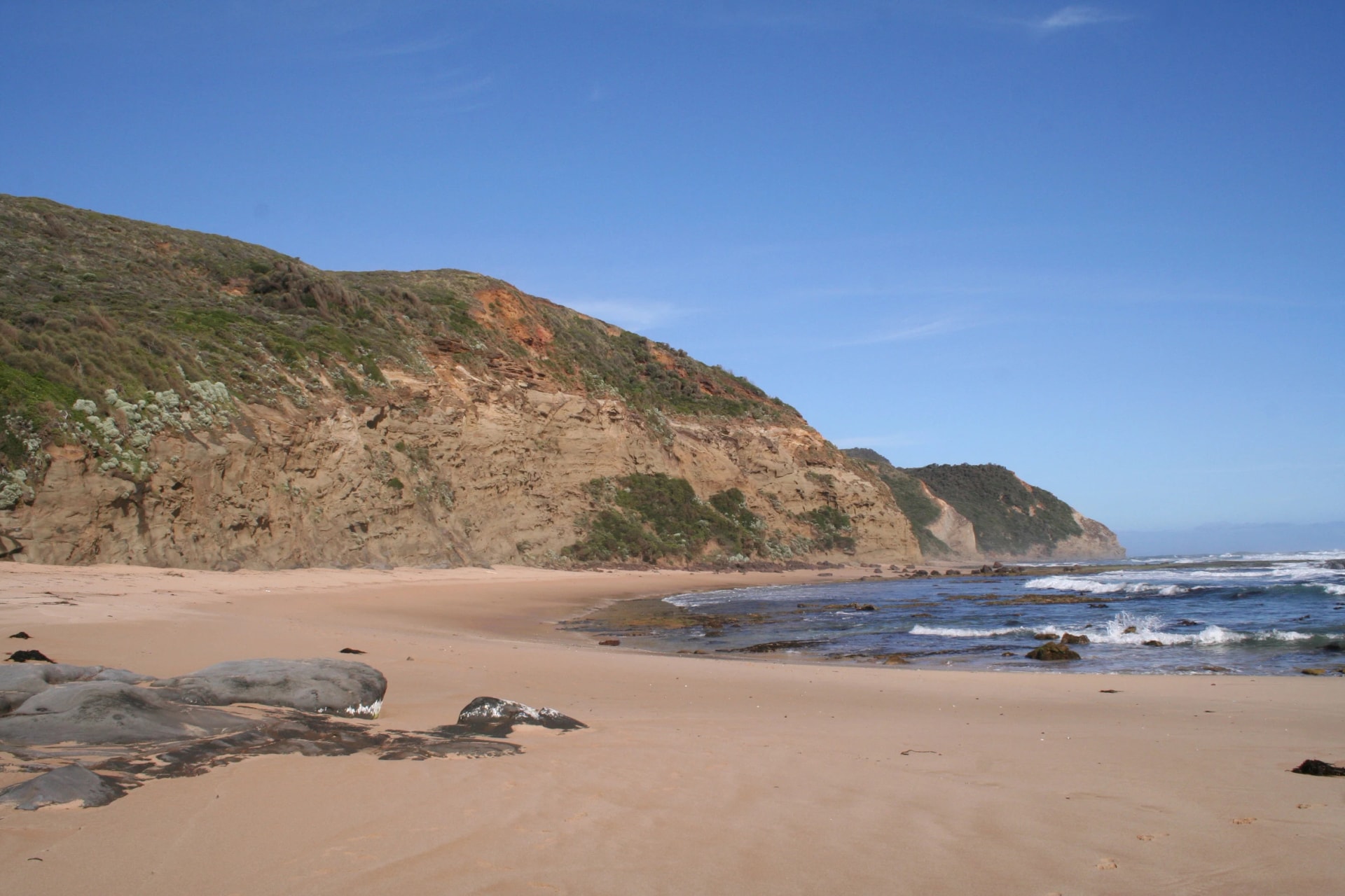 Wreck Beach below Moonlight Head