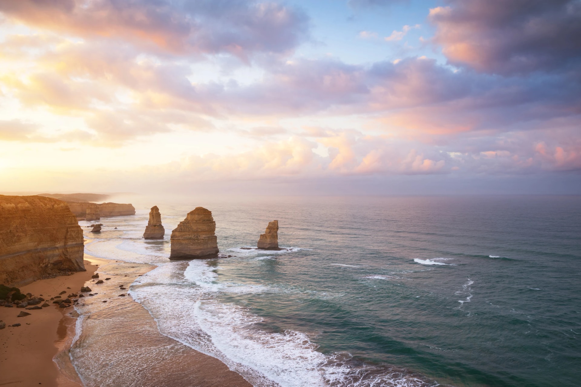 Twelve Apostles at sunset