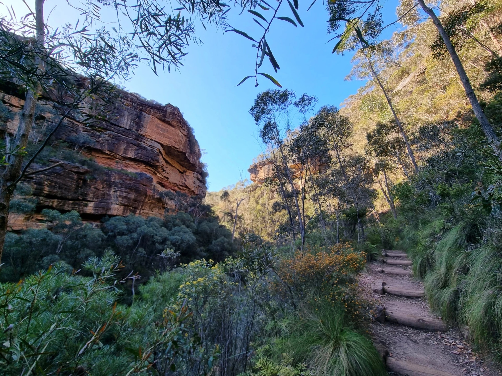 Valley walls on the Grand Canyon walk