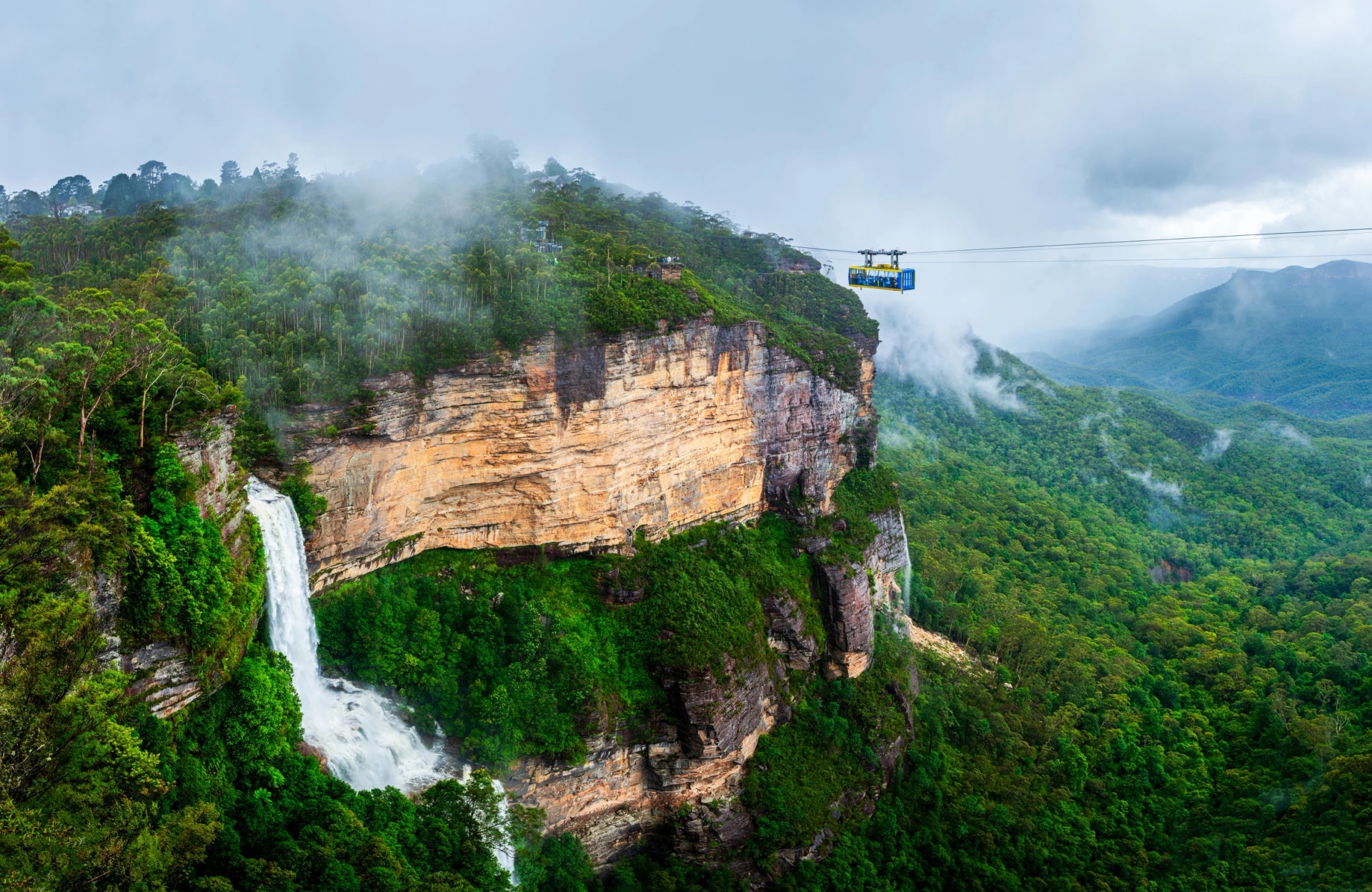 Katoomba Falls and the Scenic Skyway