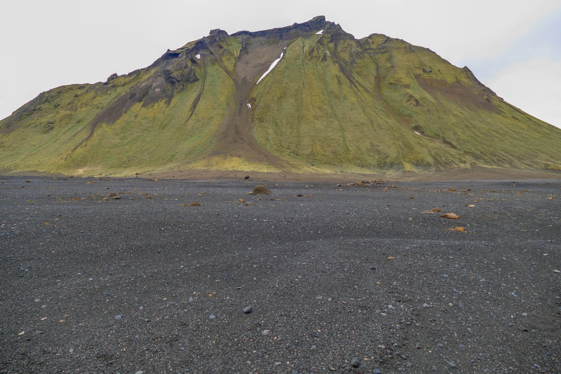 nature in hiking the laugavegur trail in Iceland