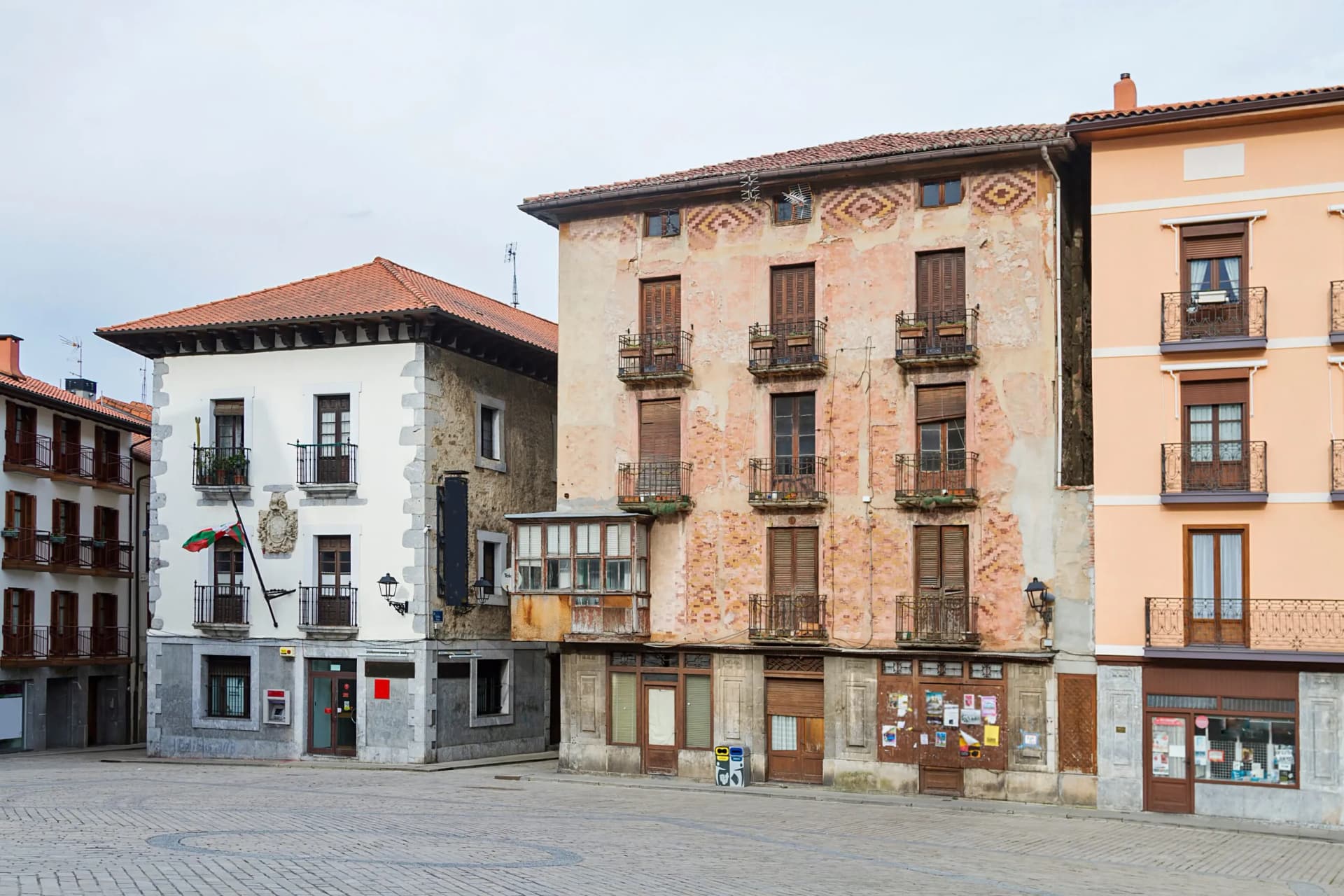 Markina town and Zenarruza Monastery in Bizkaia province, Spain