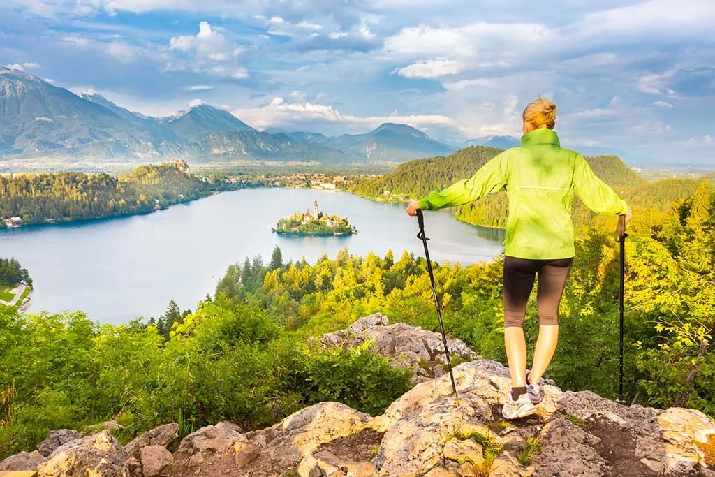 a viewof the lake from ojstrica