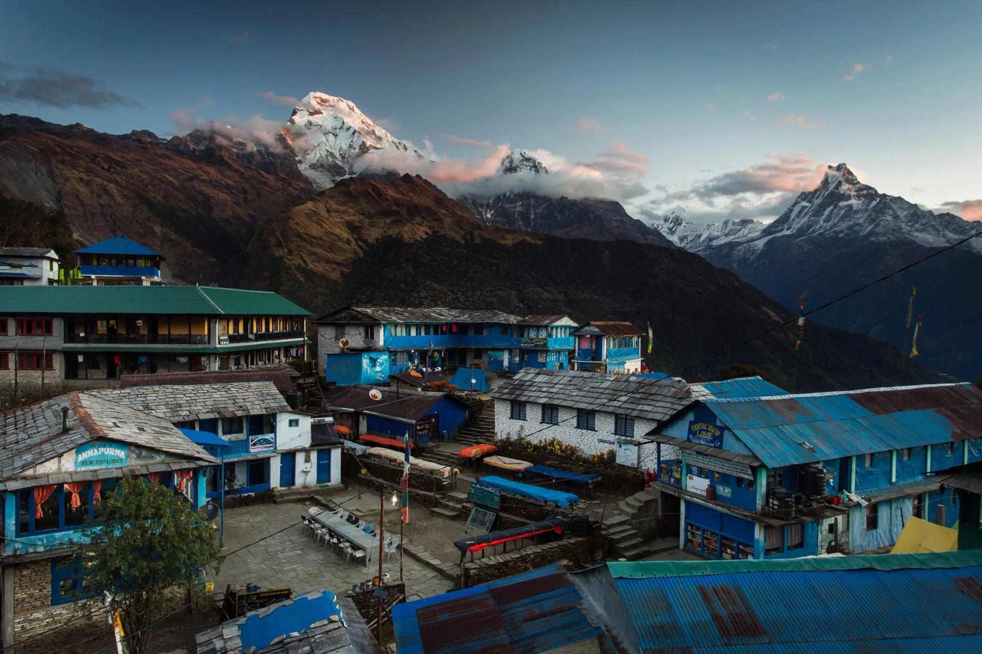 Landscape with Tadapani village