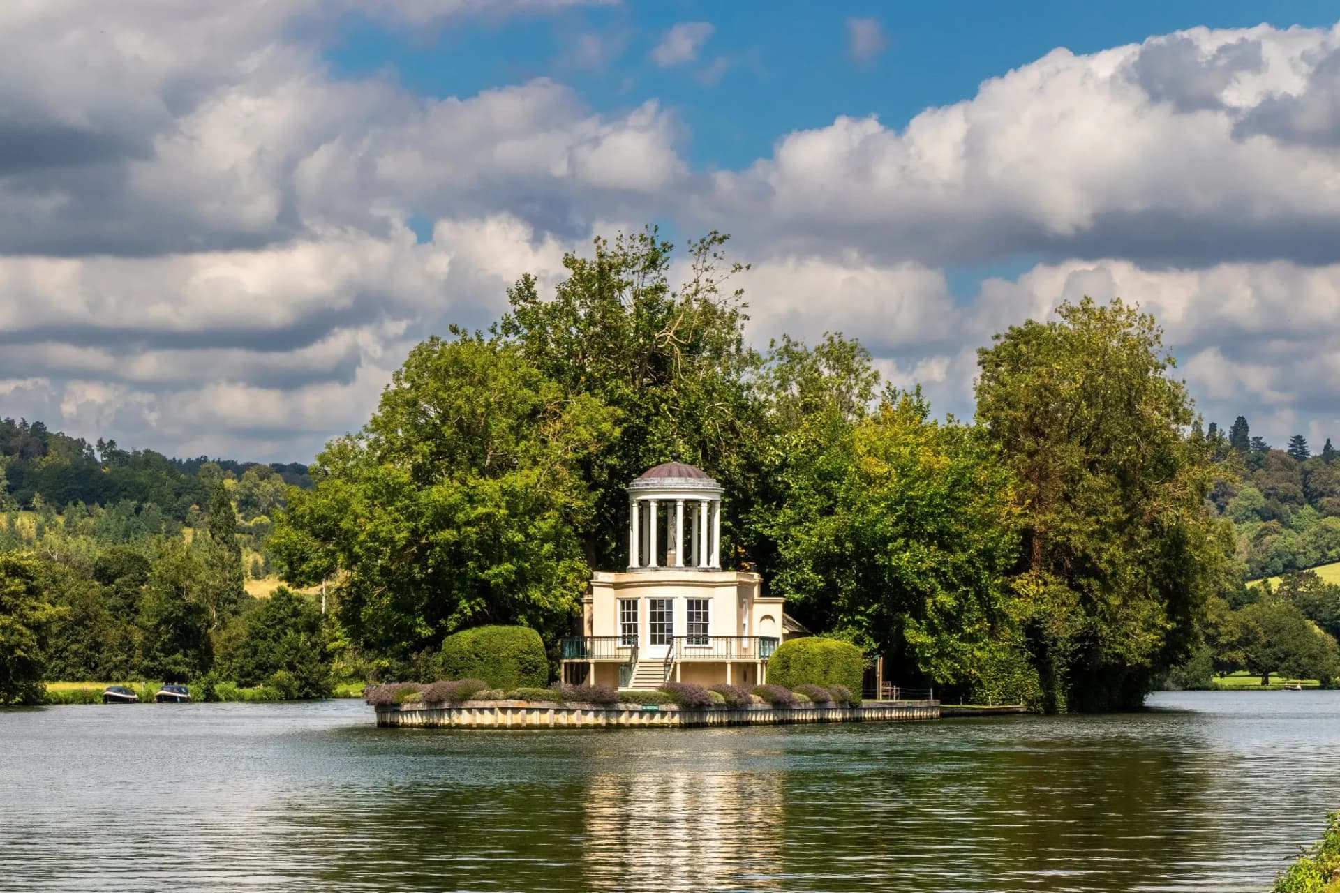 Folly on Temple island in the middle of the River Thames