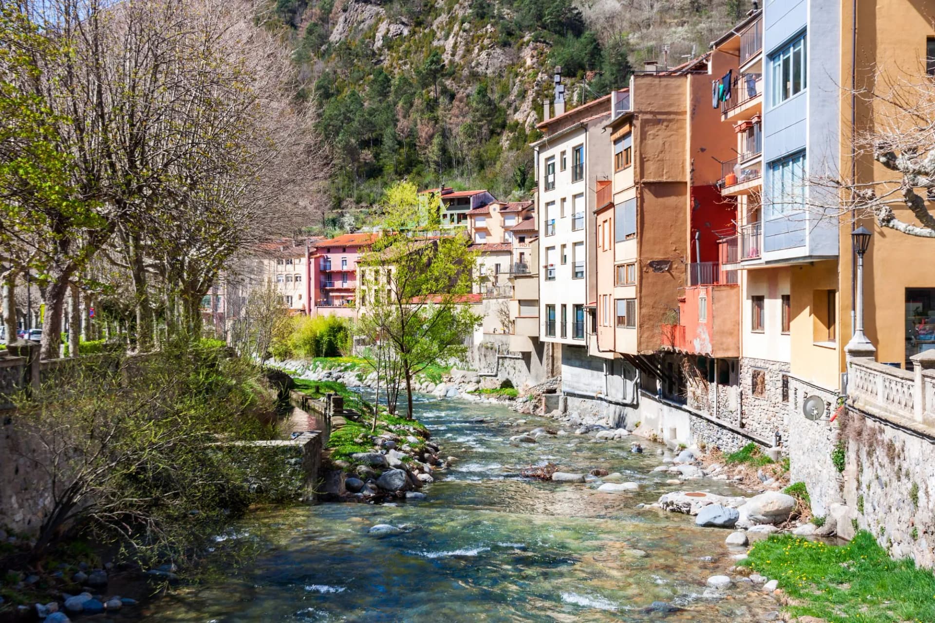 The Village of Ribes de Freser in Catalonia