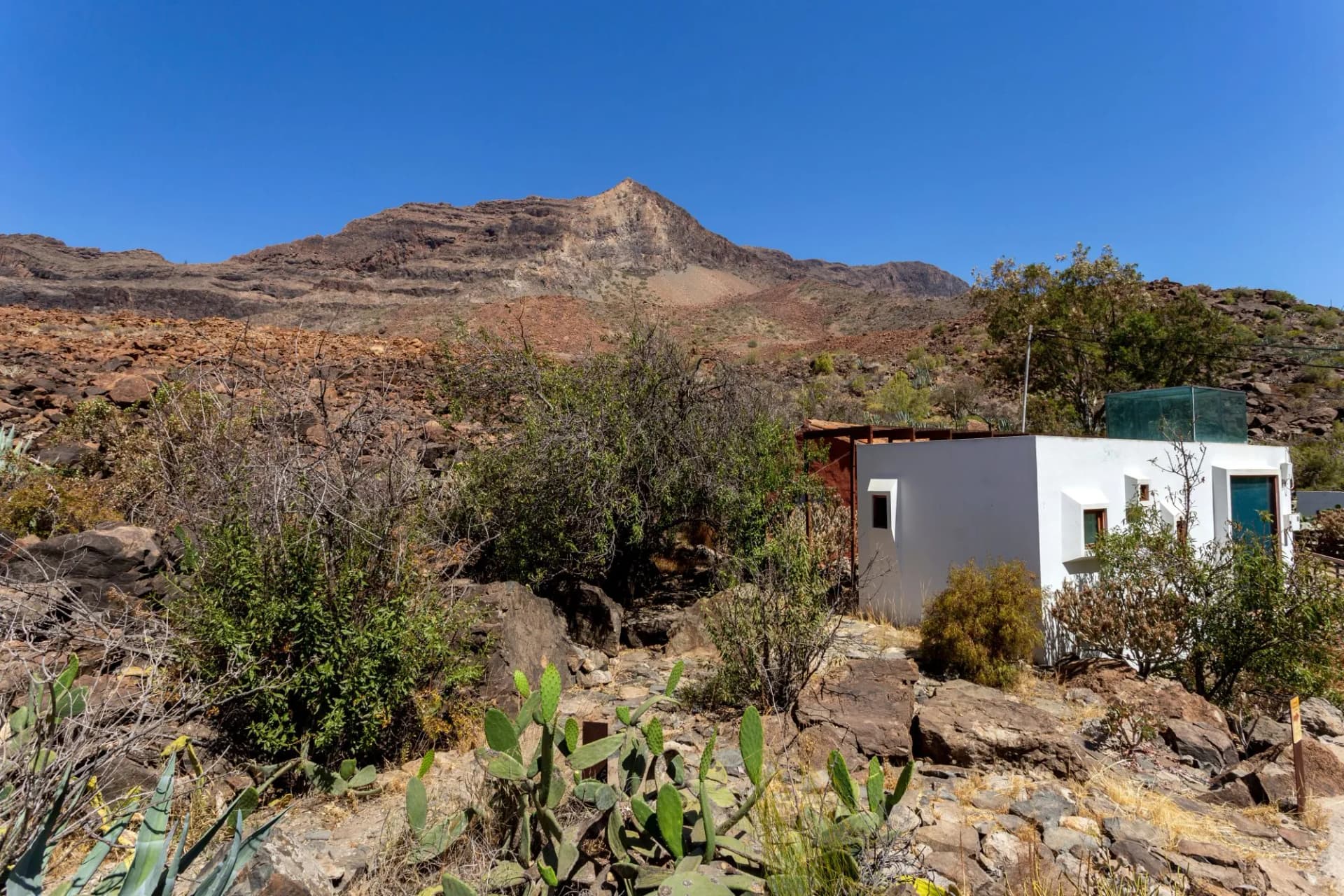 View of Gran Canaria from the valley of Arteara